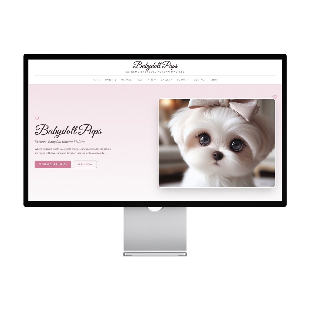 Babydoll Pups Template — preview 1 of 4